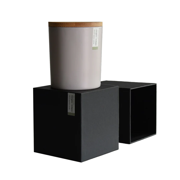 Lemongrass + Eucalyptus Beeswax Candle | 8.75 Oz